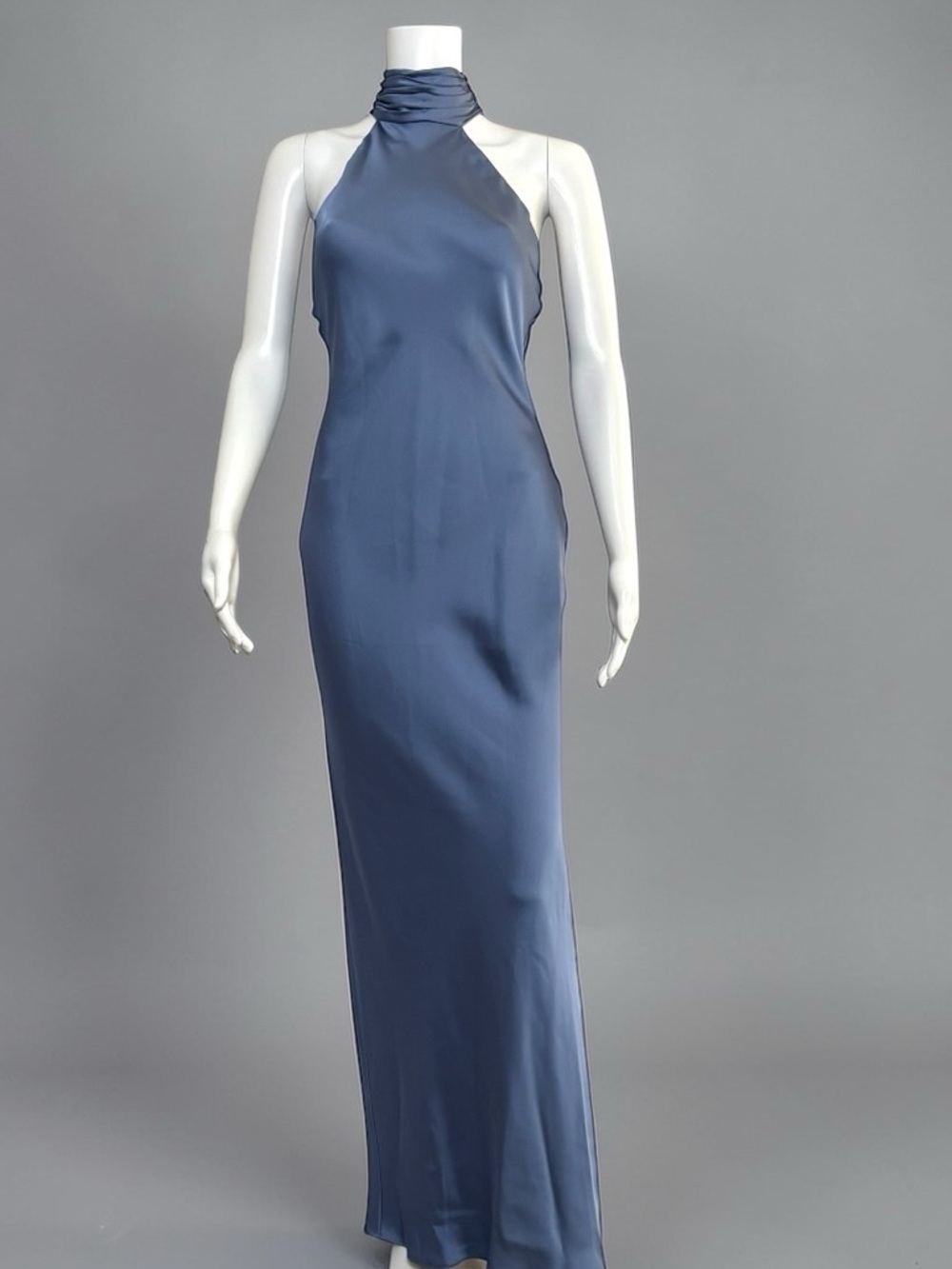 Ramy Brook Tatiana Gown | Steel Blue | Size 0 | NWT - Picture 2 of 7